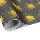 WANNEER DRAKEN VLIEGEN Chow Cadeaupapier (Rol Hoek)