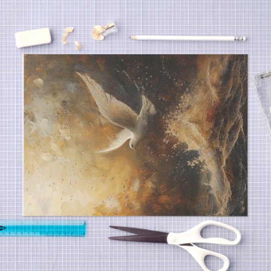 Wanneer duiven vliegen1 tissuepapier (Craft)