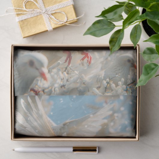 Wanneer duiven vliegen6 tissuepapier (Geschenk)