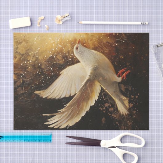 Wanneer duiven vliegen7 tissuepapier (Craft)