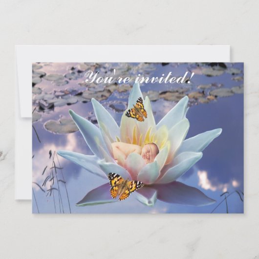 Wanneer een baby naar de slaapdouche gaat kaart (Voorkant)