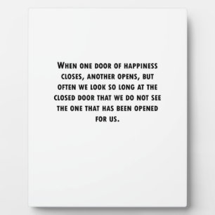 Wanneer één deur sluit fotoplaat