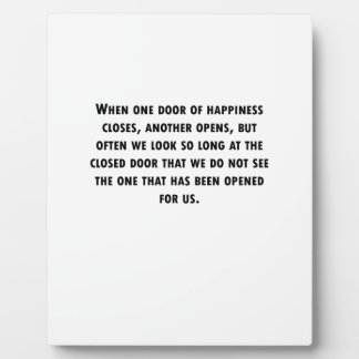 Wanneer één deur sluit fotoplaat