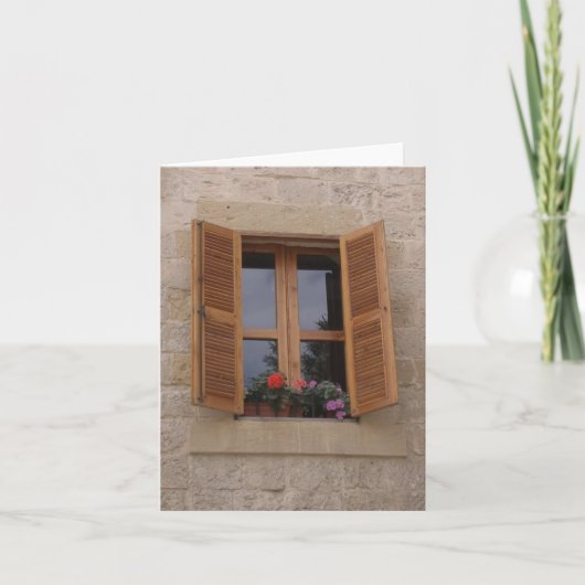 Wanneer een deur sluit opent een venster kaart (Voorkant)