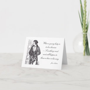 Wanneer een Jonge Dame een Wenskaart van de Heldin Kaart
