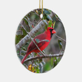 Wanneer een kardinaal verschijnt, is een geliefde  keramisch ornament (Rechts)