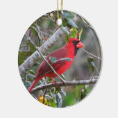 Wanneer een kardinaal verschijnt, is een geliefde  keramisch ornament (Links)
