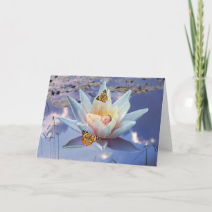 Wanneer een klein baby naar slaap gaat feestdagen kaart