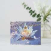 Wanneer een kleine baby naar bed gaat briefkaart (Staand voorkant)