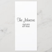 Wanneer een koning zijn Koningin menu ontmoet (Achterkant)