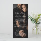 Wanneer een koning zijn Koningin menu ontmoet (Staand voorkant)