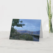 Wanneer een reis eindigt kaart (Voorkant)