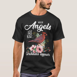 Wanneer engelen in de buurt zijn verschijnen kardi t-shirt
