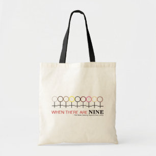 Wanneer er geen rechter is, Ginsburg RBG Quote Tote Bag