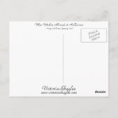 Wanneer er heksen in Halloween Briefkaart (Achterkant)