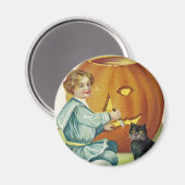 Wanneer er heksen in Halloween Magneet (Voorkant / Achterkant)