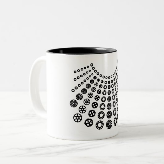 Wanneer er negen beruchte RBG zijn Tweekleurige Koffiemok (Voorkant links)