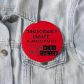 Wanneer er risico's zijn, moet er een keuze zijn ronde button 4,0 cm (In situ)