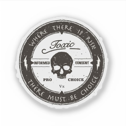 Wanneer er sprake is van risico-Sticker Sticker (Voorkant)