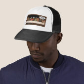 Wanneer eten we? - Funny last Supper Holiday Dinne Trucker Pet (In situ)