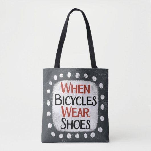 Wanneer fietsen Canvas tas Draag (Voorkant)