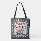 Wanneer fietsen Canvas tas Draag (Achterkant)