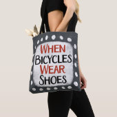 Wanneer fietsen Canvas tas Draag (Dichtbij)