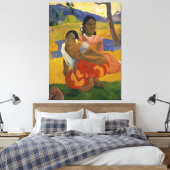 Wanneer ga je trouwen? door Paul Gauguin (1892) Canvas Afdruk (Insitu (Slaapkamer))