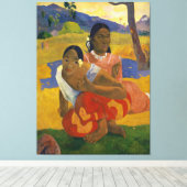 Wanneer ga je trouwen? door Paul Gauguin (1892) Canvas Afdruk (Insitu (Houten vloer))
