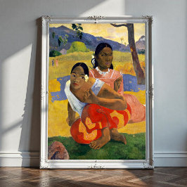 Wanneer ga je trouwen door Paul Gauguin Poster
