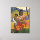 Wanneer ga je trouwen met Paul Gauguin? Canvas Afdruk (Voorkant)