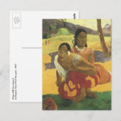 Wanneer ga je trouwen met Paul Gauguin,  kunst? Briefkaart (Voorkant / Achterkant)