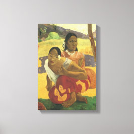 Wanneer ga je trouwen met Paul Gauguin,  kunst? Canvas Afdruk