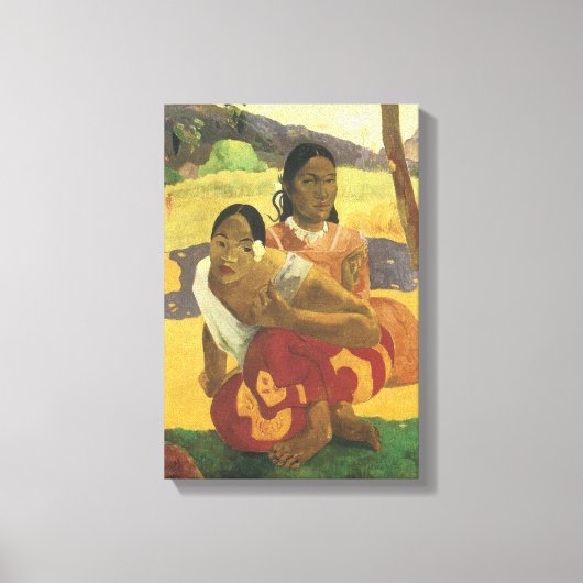 Wanneer ga je trouwen met Paul Gauguin,  kunst? Canvas Afdruk (Voorkant)