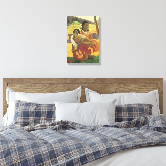 Wanneer ga je trouwen met Paul Gauguin,  kunst? Canvas Afdruk (Insitu (Slaapkamer))