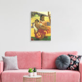 Wanneer ga je trouwen met Paul Gauguin,  kunst? Canvas Afdruk (Insitu (Woonkamer))