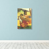 Wanneer ga je trouwen met Paul Gauguin,  kunst? Canvas Afdruk (Insitu (Houten vloer))