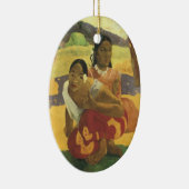 Wanneer ga je trouwen met Paul Gauguin,  kunst? Keramisch Ornament (Rechts)