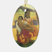 Wanneer ga je trouwen met Paul Gauguin,  kunst? Keramisch Ornament (Links)
