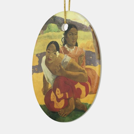 Wanneer ga je trouwen met Paul Gauguin,  kunst? Keramisch Ornament (Links)