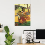 Wanneer ga je trouwen met Paul Gauguin,  kunst? Poster (Thuiskantoor)