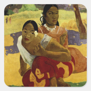 Wanneer ga je trouwen met Paul Gauguin? Vierkante Sticker
