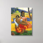 Wanneer ga je trouwen? | Paul Gauguin | Canvas Afdruk (Voorkant)