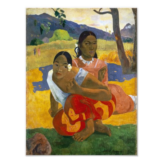 Wanneer ga je trouwen? | Paul Gauguin | Foto Afdruk (Voorkant)