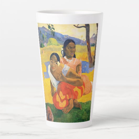 Wanneer ga je trouwen? Paul Gauguin Latte Mok (Voorkant)