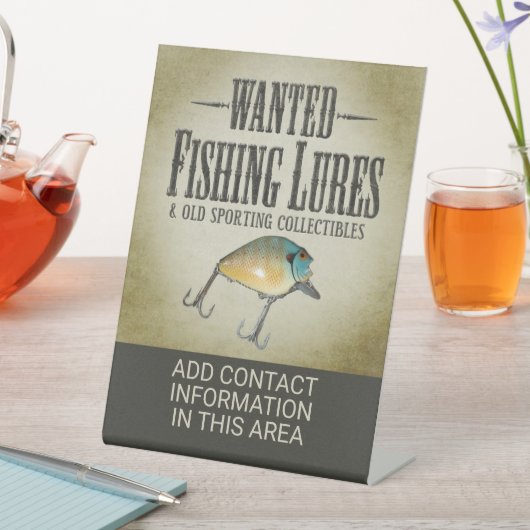 WANNEER: Geviste artikelen en verzamelobjecten Reclamebord Met Voetstuk (Insitu)