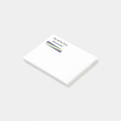 Wanneer heb je heteroseksualiteit gekozen? post-it® notes (Schuin)