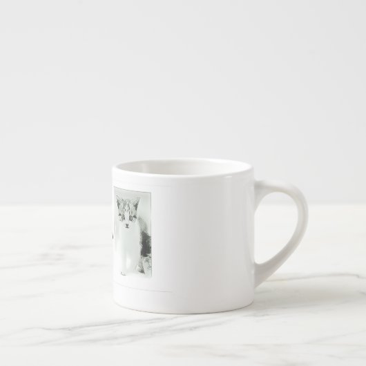 Wanneer hebben we koffie Kitten Espresso Mok (Rechts)