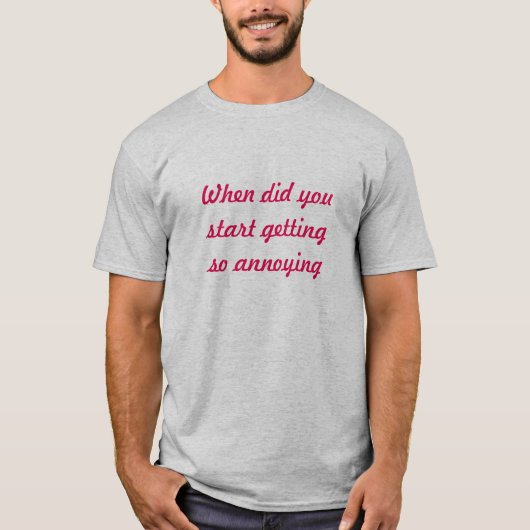 WANNEER HEBT U ( UNISEX ) T-SHIRT (Voorkant)