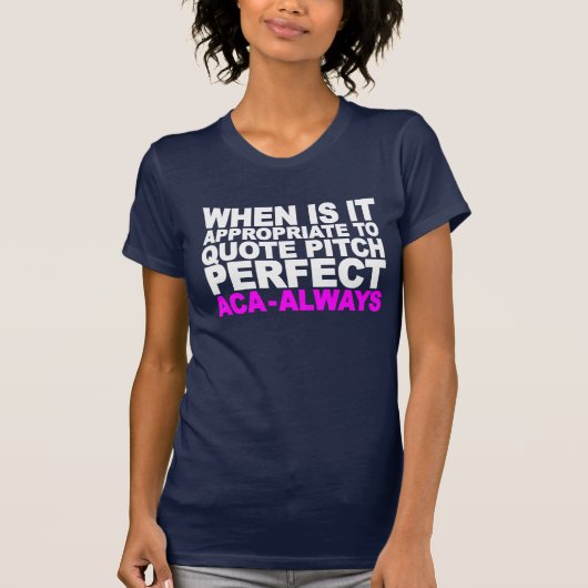 WANNEER HET GESCHIKT IS OM HET PERFECT VAN DE PITC T-SHIRT (Voorkant)